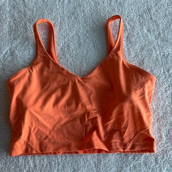 Lululemon Align Tank Top Bundle Size 14 Nulu V-Neck Yoga Burgundy Orange Pink - Picture 6 of 14
